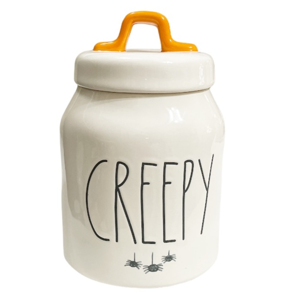 NEW Rae Dunn Baby CREEPY Halloween Canister 🕷🕷🕷
